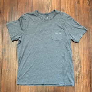 Free Fly Apparel Men's Heather Gray Short Sleeve Tee